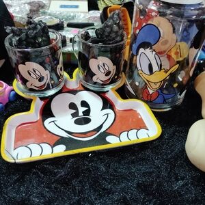 Disney Mickey and Donald Glassware Collection